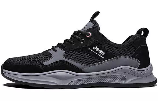 Кроссовки Jeep Lifestyle Shoes Men Low-top Black/grey, черный