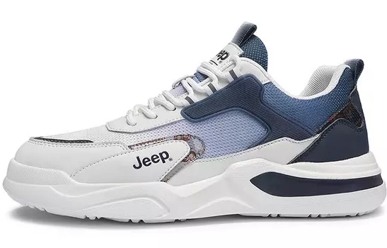 Кроссовки Jeep Lifestyle Shoes Men Low-top Blue/m, бежевый/синий