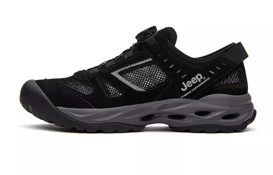 Кроссовки Jeep Lifestyle Shoes Men Low-top Gray, черный/серый