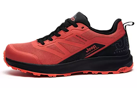 Кроссовки Jeep Lifestyle Shoes Men Low-top Black/Red, черный/красный