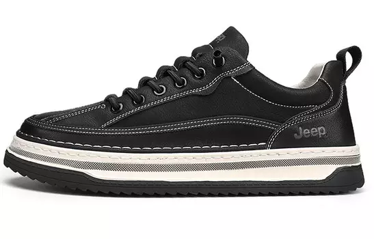 Кроссовки Jeep Lifestyle Shoes Men Low-top Black/white, черный