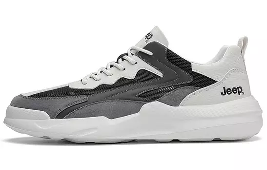 Кроссовки Jeep Lifestyle Shoes Men Low-top Beige/Black, бежевый/черный