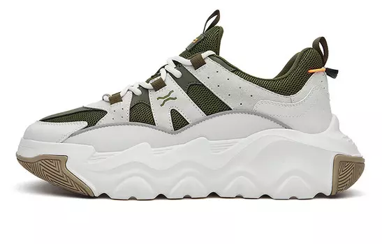 Кроссовки Jeep Lifestyle Shoes Men Low-top Beige/Green, зеленый