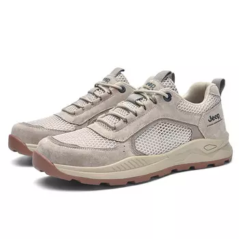 Кроссовки Jeep Lifestyle Shoes Men Low-top Brown, цвет Sand