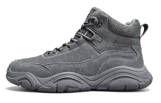 Кроссовки Jeep Lifestyle Shoes Men Mid-top Gray, серый