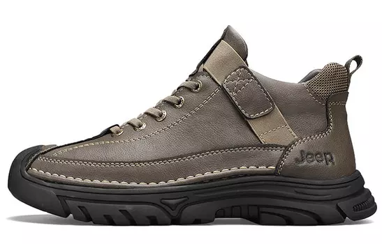 Кроссовки Jeep Lifestyle Shoes Men Mid-top Khaki, хаки