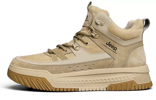 Кроссовки Jeep Lifestyle Shoes Men Mid-top Khaki, хаки