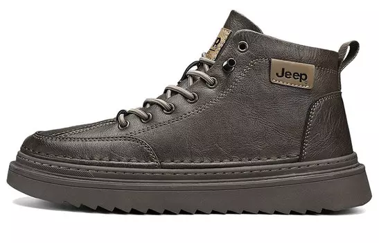 Кроссовки Jeep Lifestyle Shoes Men Mid-top Khaki, хаки