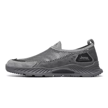 Кроссовки Jeep Lifestyle Shoes Men Mid-top Grey Black, серый