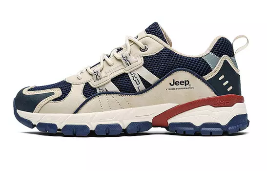 Кроссовки Jeep Lifestyle Shoes Unisex Low-top Blue, цвет Navy