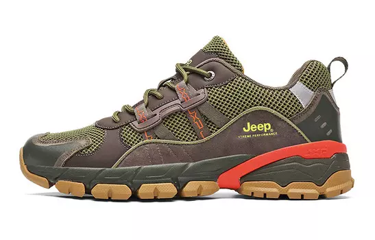 Кроссовки Jeep Lifestyle Shoes Unisex Low-top Brown, коричневый