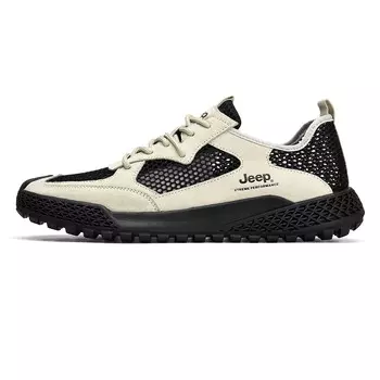 Кроссовки Jeep Lifestyle Shoes Unisex Low-top Black, цвет Sand