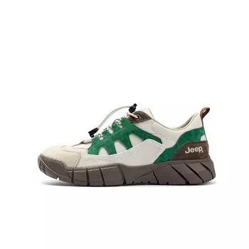 Кроссовки Jeep Lifestyle Shoes Women's Low-top Beige/green, зеленый