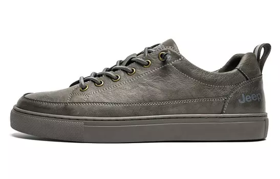 Кроссовки Jeep Skateboarding Shoes Men Low-top Dark Gray, темно-серый