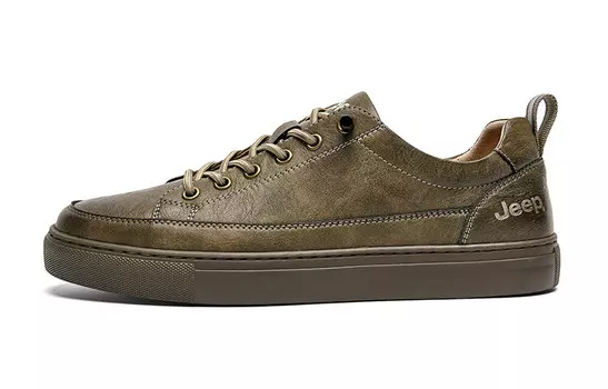 Кроссовки Jeep Skateboarding Shoes Men Low-top, бежевый