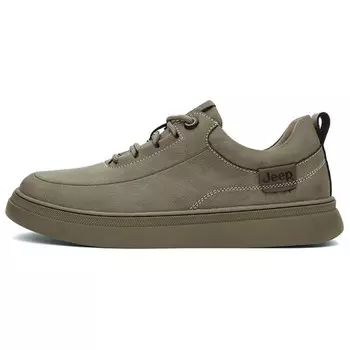 Кроссовки Jeep Skateboarding Shoes Men Low-top Camel, коричневый