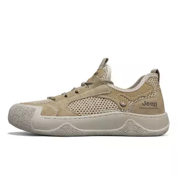 Кроссовки Jeep Skateboarding Shoes Men Low-top, цвет Sand