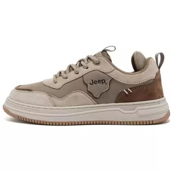 Кроссовки Jeep Skateboarding Shoes Men Low-top Sand, коричневый