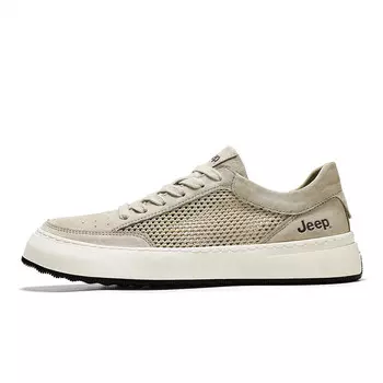 Кроссовки Jeep Skateboarding Shoes Men Low-top, цвет Sand