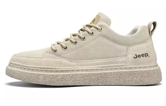 Кроссовки Jeep Skateboarding Shoes Men Low-top Sand, цвет Sand
