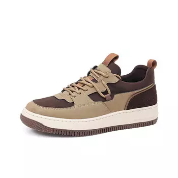 Кроссовки Jeep Skateboarding Shoes Men Low-top Khaki, хаки