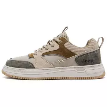 Кроссовки Jeep Skateboarding Shoes Men Low-top Sand, цвет Sand