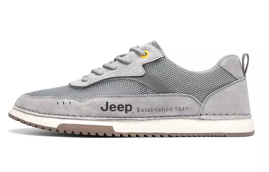 Кроссовки Jeep Skateboarding Shoes Men Low-top, цвет Sand
