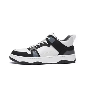 Кроссовки Jeep Skateboarding Shoes Men Low-top, белый/черный