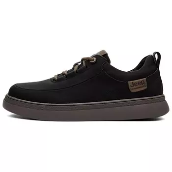Кроссовки Jeep Skateboarding Shoes Men Low-top, черный