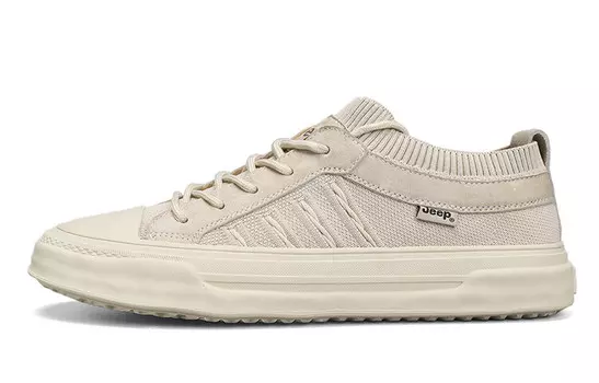 Кроссовки Jeep Skateboarding Shoes Men Low-top Sand, цвет Sand