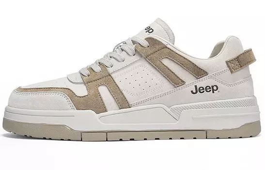 Кроссовки Jeep Skateboarding Shoes Men Low-top Sand, цвет Sand