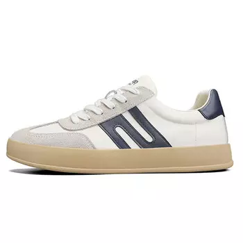 Кроссовки Jeep Skateboarding Shoes Men Low-top, белый/синий