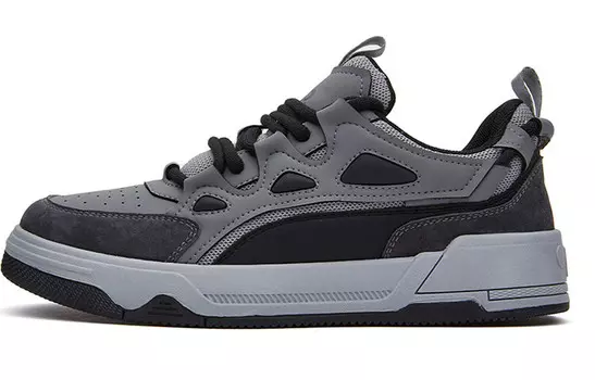 Кроссовки Jeep Skateboarding Shoes Men Low-top Gray, серый