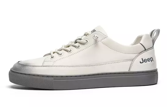 Кроссовки Jeep Skateboarding Shoes Men Low-top Beige, бежевый