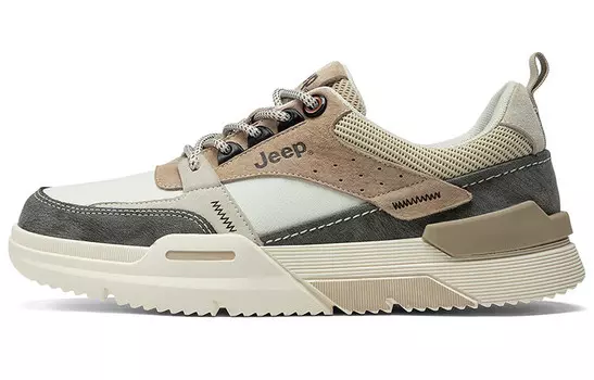Кроссовки Jeep Skateboarding Shoes Men Low-top Vintage Color, цвет Vintage