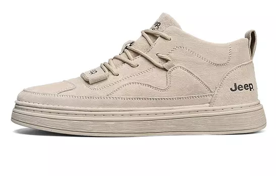 Кроссовки Jeep Skateboarding Shoes Men Mid-top Sand, цвет Sand