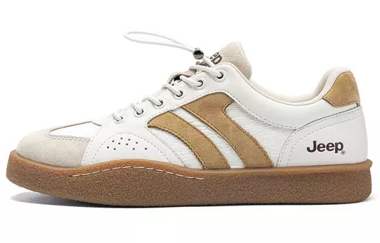 Кроссовки Jeep Skateboarding Shoes Women's Low-top, белый