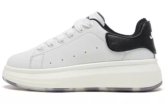 Кроссовки Jeep Skateboarding Shoes Women's Low-top White, белый