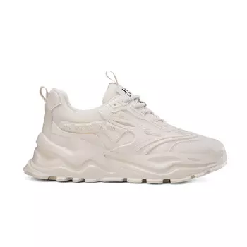 Кроссовки JEEP SPIRIT Chunky Sneakers Men Low-top Suffleboard White, цвет Advanced Look - Sand Fox White [Mesh]