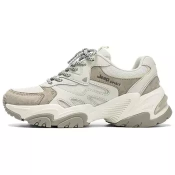 Кроссовки JEEP SPIRIT Chunky Sneakers Women's Low-top, серый