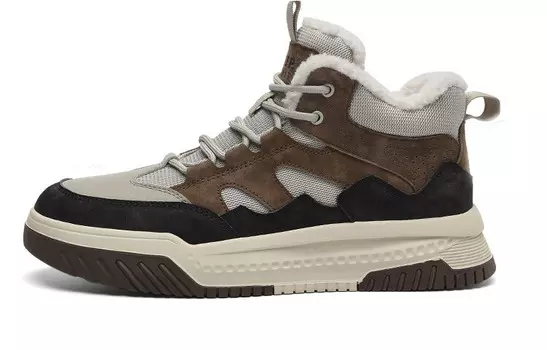 Кроссовки JEEP SPIRIT Skateboarding Shoes Men High-top, цвет Light Sandy