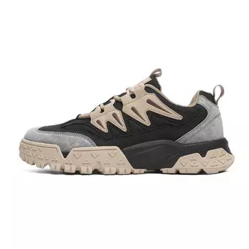 Кроссовки JEEP SPIRIT Skateboarding Shoes Men Low-top Graphite Black, черный