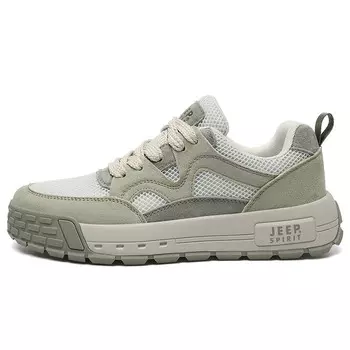 Кроссовки JEEP SPIRIT Skateboarding Shoes Men Low-top, цвет Space Gray [Double Net]