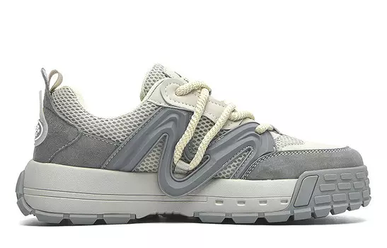 Кроссовки JEEP SPIRIT Skateboarding Shoes Men Low-top, темно-серый