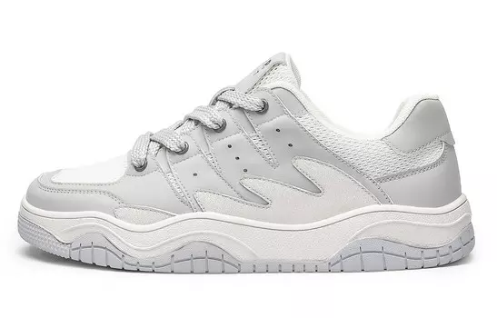 Кроссовки JEEP SPIRIT Skateboarding Shoes Men Low-top Moon Dust Gray, цвет Moon Dust Gray