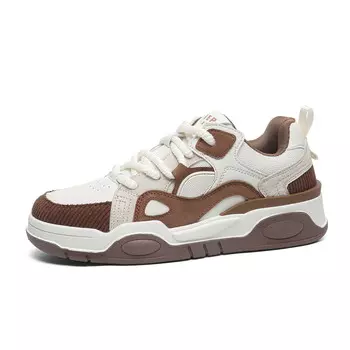 Кроссовки JEEP SPIRIT Skateboarding Shoes Men Low-top Rusty Red, красный