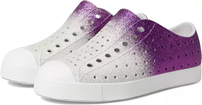 Кроссовки Jefferson Bling Native Shoes Kids, цвет Starfish Frost Bling/Shell White