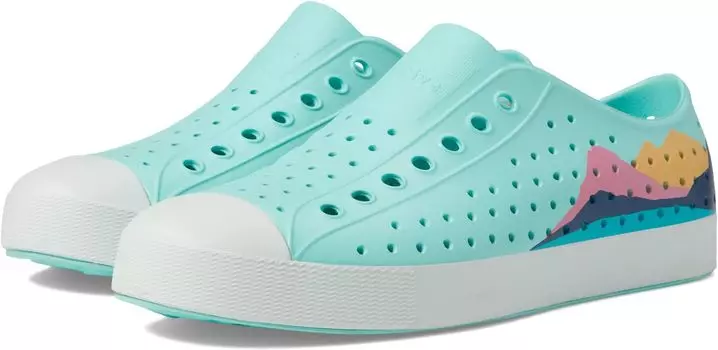 Кроссовки Jefferson Block Native Shoes, цвет Hydrangea Blue/Coastal Blue/Regatta Mountain Block