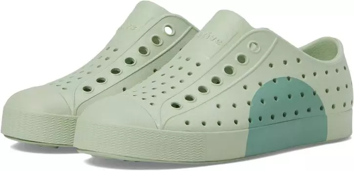 Кроссовки Jefferson Block Native Shoes Kids, цвет Tea Green/Tea Green/Loch Green