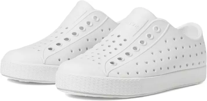 Кроссовки Jefferson Slip-on Sneakers Native Shoes Kids, цвет Shell White/Shell White